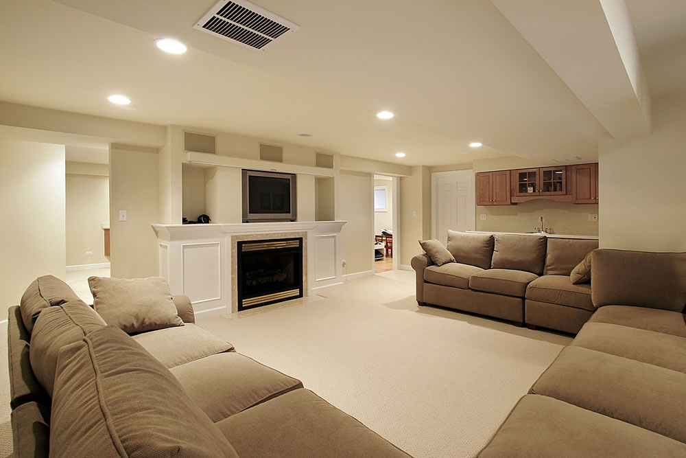 finished basement by regan total construction 