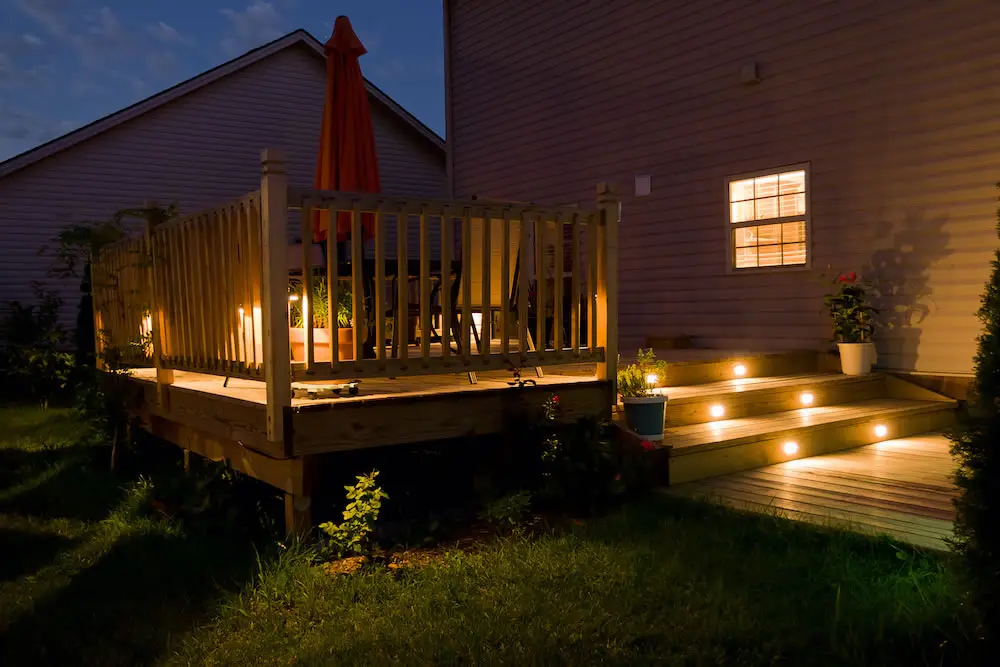 Deck Lighting by Regan Total Construction