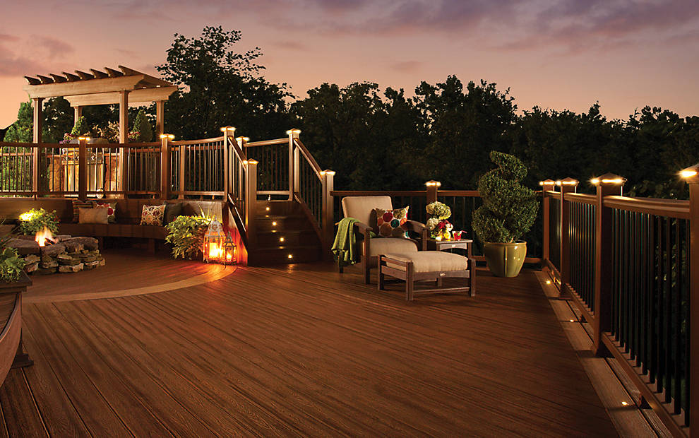 Deck post lighting by RTC