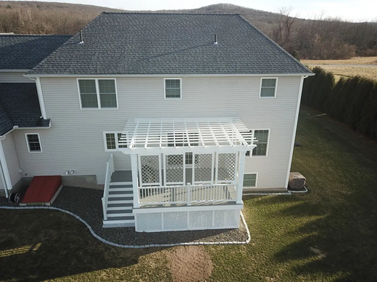 Trex Transcends Gravel Path Grey Deck