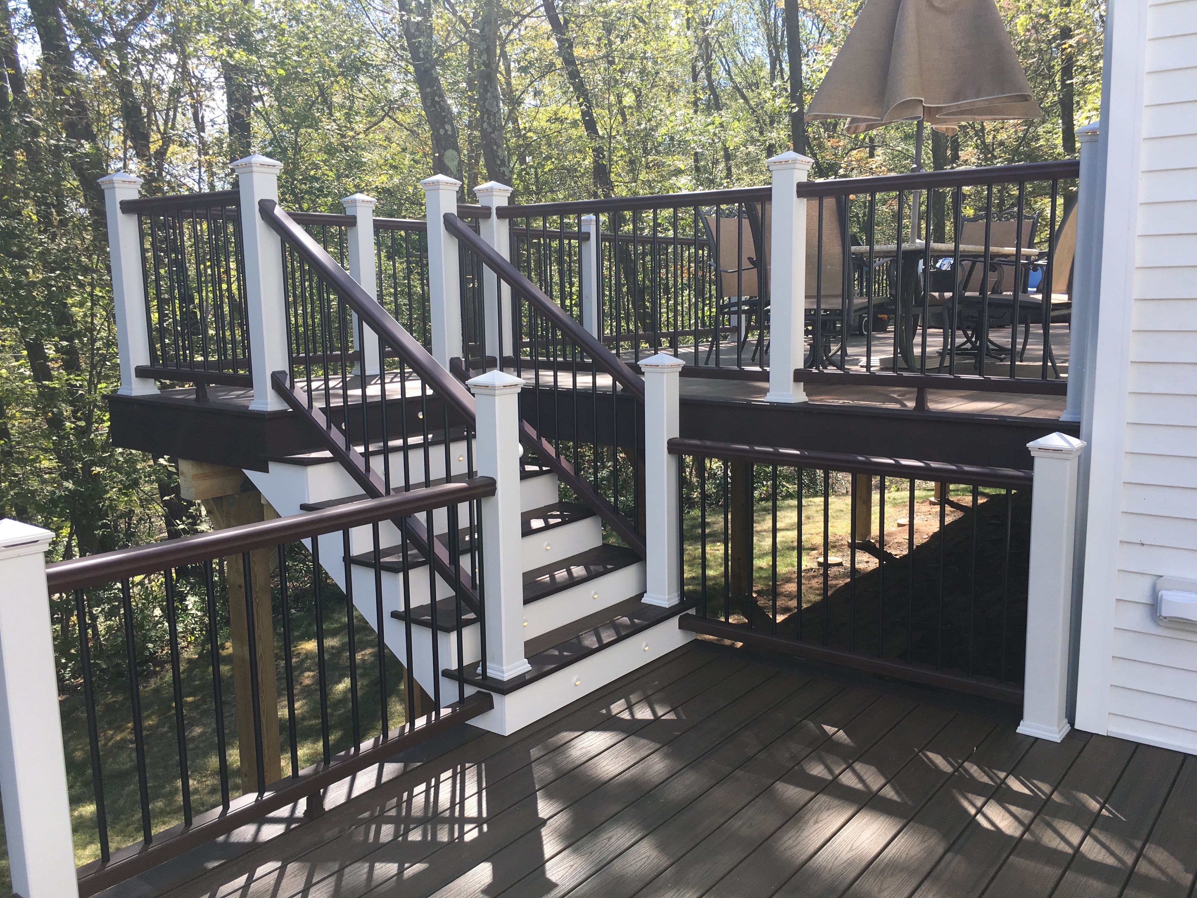 Multi level deck, designed and build by Decks by RTC