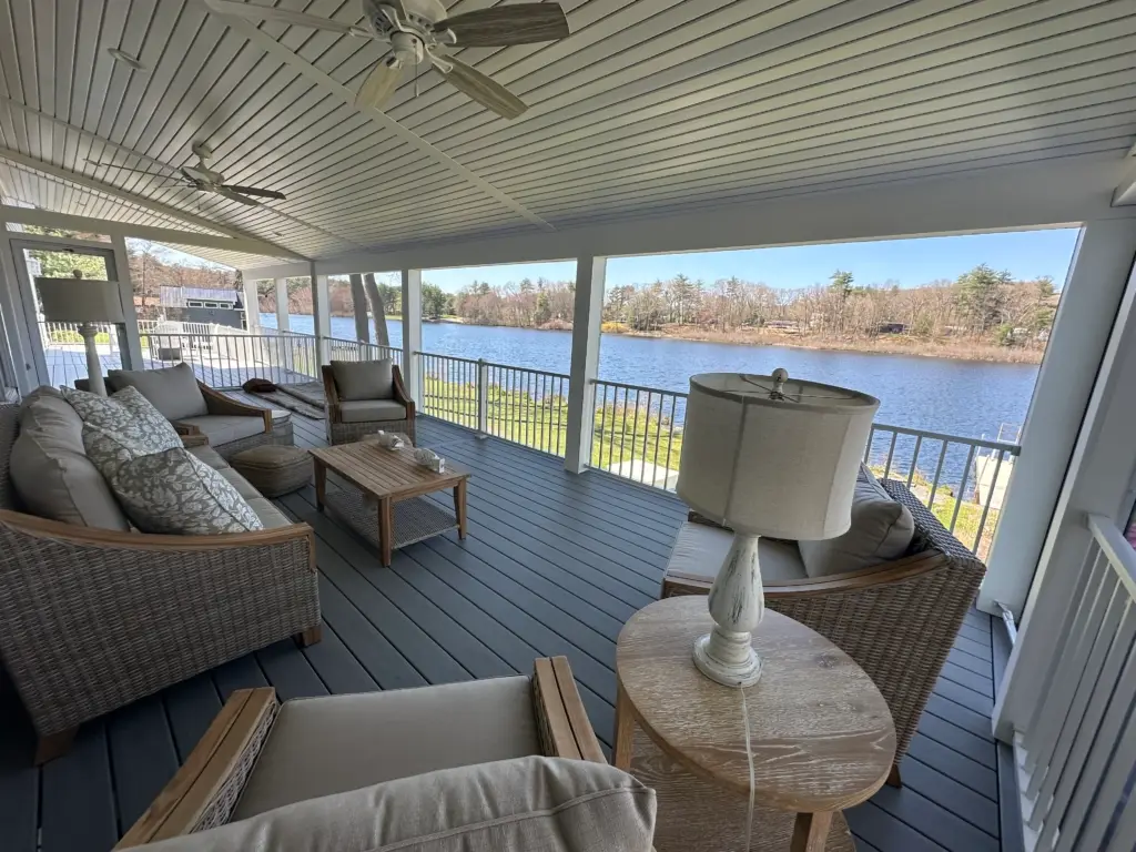 New porch build by decks by rtc